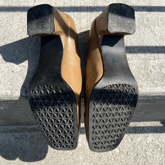 Beige block 90s heels - Picture 4 of 5